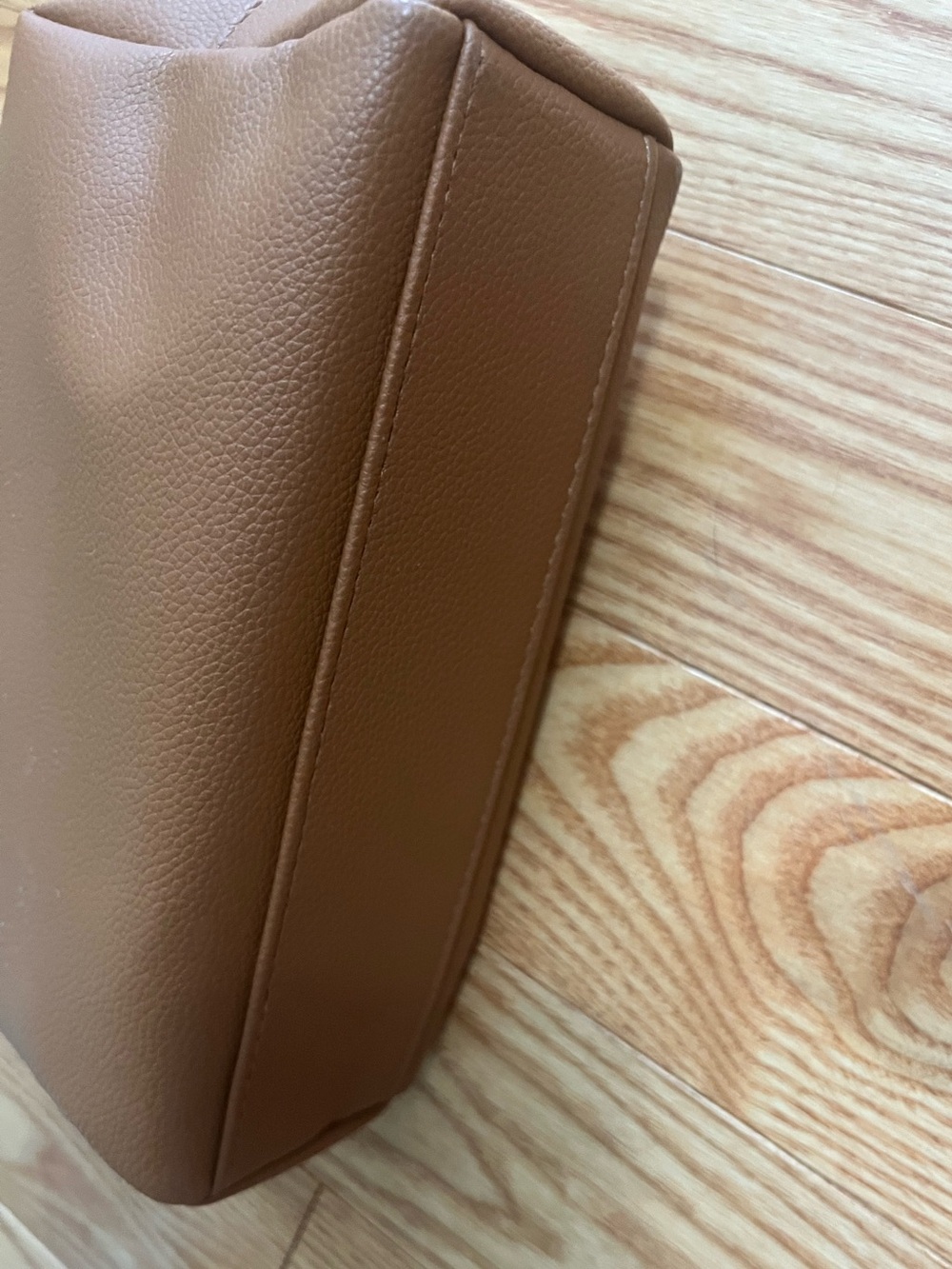Summer Fridays Caramel Tan Cosmetic Pouch - Picture 3 of 4